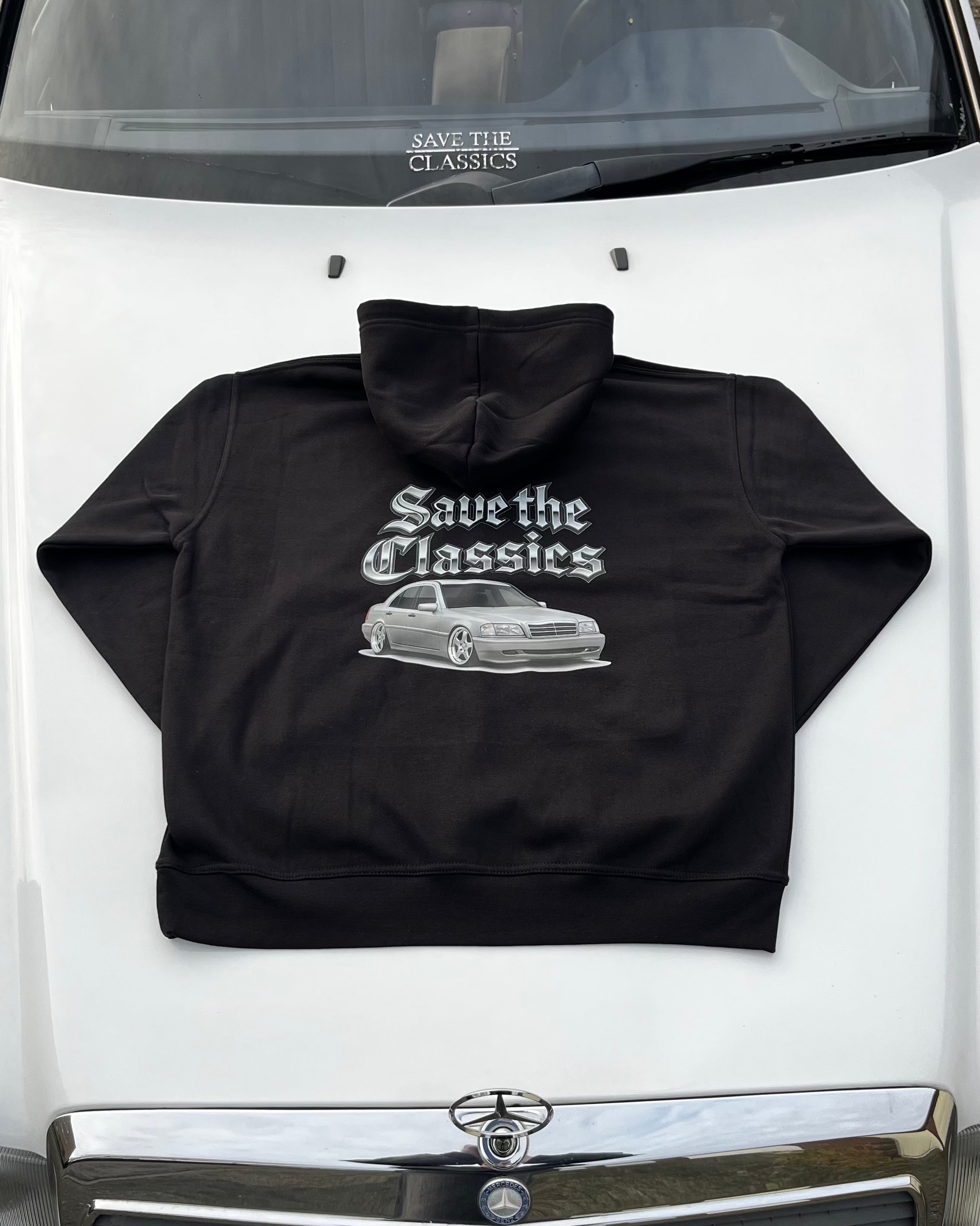 W202 Backprint auf Hoodie SaveThelassics