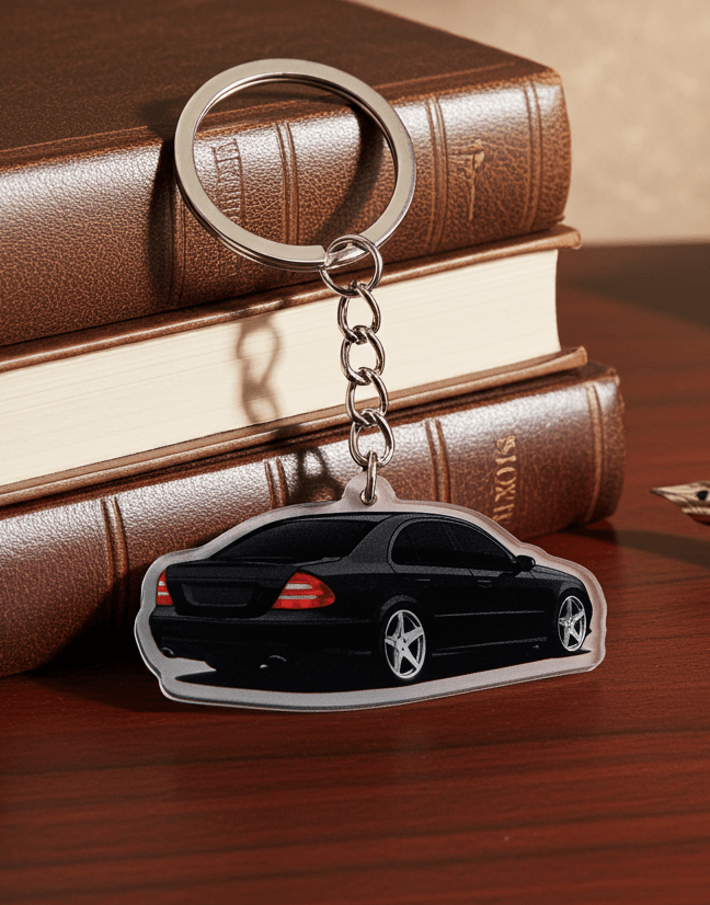 Mercedes - Benz W211 Acrylic Keychain - SaveTheClassics