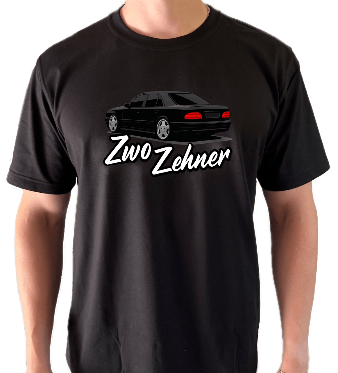 W210 T-Shirt „Zwo Zehner“ – E - Klasse Youngtimer Fan Shirt | Save the Classics - SaveTheClassics