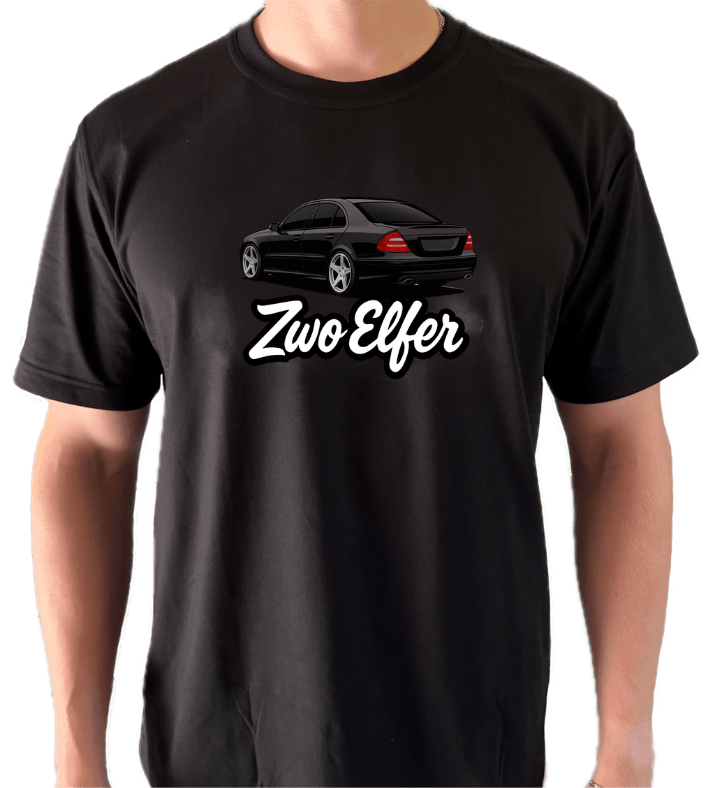 W211 T-Shirt „Zwo Elfer“ – E - Klasse Fan Shirt | Save the Classics - SaveTheClassics